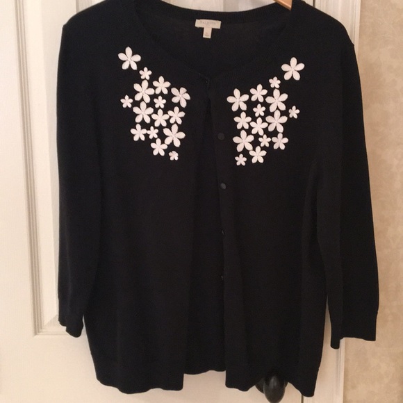 Talbots Sweaters - Floral Cardigan Talbots Sweaters - Floral Cardigan